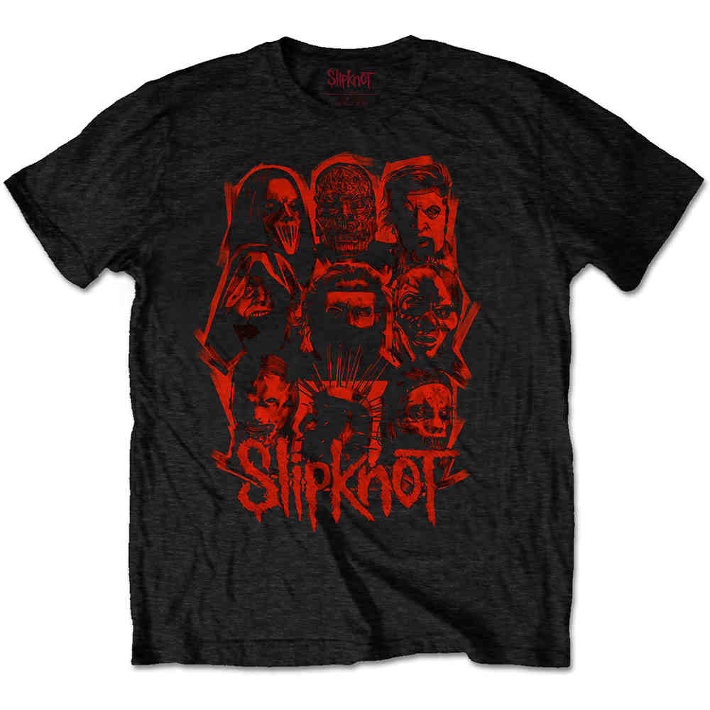 Slipknot - WANYK Red Patch T-shirt Homme - Noir